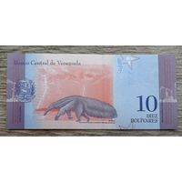 Werty71 Венесуэла 10 боливаров 2018 UNC банкнота лягушка