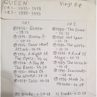 CD MP3 QUEEN - 2 CD - Vinyl Rip (оцифровки с винила)