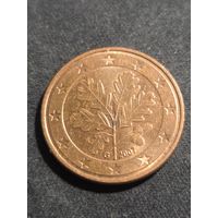 Германия 5 евроцентов 2007 G