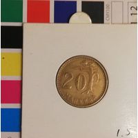 Финляндия 20 марок 1953 в холдере