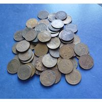 Лот 5 копеек ранний СССР (65 шт.)