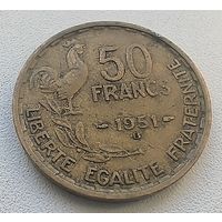 Франция 50 Франков, 1951 "В"  5-4-6