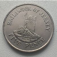 Джерси 5 Пенсов, 1988  5-13-5