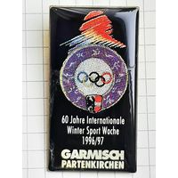 Значок Зимние Виды Спорта 1996/97 г.