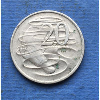 Австралия 20 центов 1974