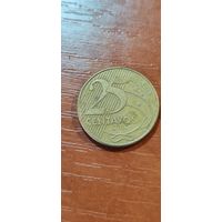 Бразилия 25 сентавос 2007