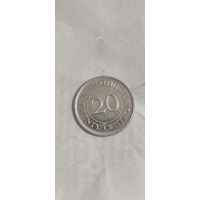 Маврикий 20 цент 2003