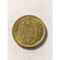 Испания 1 песета 1966(75)