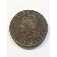 Аргентина 2 сентаво 1884