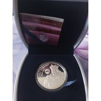 Серебряная памятная монета Всеслав Полоцкий (20 рублей, Беларусь, 2005 год)