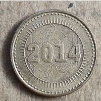 Зимбабве 10 центов, 2014 г., KM# 18