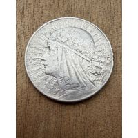 5 злотых 1933 г.  Польша.   Ядвига.  СЕРЕБРО.  1.