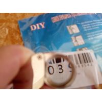 Лупа часовая ювелирная карманная складная металл 15х