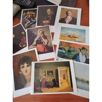 Открытки Художники. 25 штук. Из разных наборов. /Д