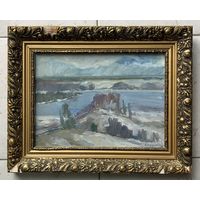 Кроль А.И. Картон, масло. 44/35 см с рамой.