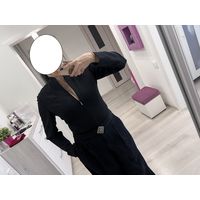 Пиджак черный на молнии