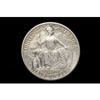 Полдоллара 1935 г. США, Франклин Рузвельт. "Калифорнийская Тихоокеанская международная выставка в Сан-Диего". Пореже!