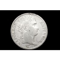 5 франков 1813 г. Париж (Франция), Наполеон Бонапарт. Штемпельный блеск!
