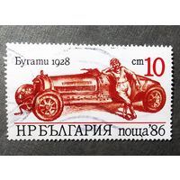 Марка Болгария 1986 год Автомобиль