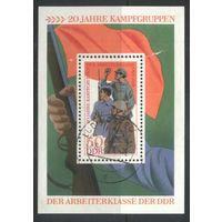 ГЕРМАНИЯ, ГДР - 1973 [Mi. Bl 39] Гашеная (DDR04) надлом поля блока