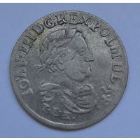 6 грошей (шостак) 1682 TLB, Ян III Собесский, Быдгощ (Штемпельный блеск)