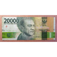Индонезия, 20000 рупий 2016 г.