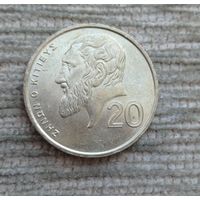 Werty71 Кипр 20 центов 1993