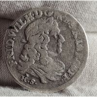 6 грошей шестак 1681 год Бранденбург-Пруссия Фридрих Вильгельм HS м.д. Кёнигсберг