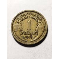 Франция 1 франк 1932