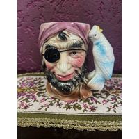 Редкие пивной бокал в виде головы пирата. Англия много Лотов с рубля