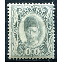 Британские колонии - Султанат Занзибар - 1908/09г. - султан Али ибн Хамуд, 1 с - 1 марка - MH [Mi 88]. #4-B5-122-A-1