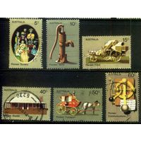 Австралия - 1972 [Mi. 504-509] Гашеная неполная (AU12)