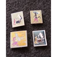 Значки детские. Герои сказок и мультфильмов. Цена за один. (Г-5)