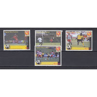 Спорт. Футбол. Папуа и Новая Гвинея. 2004. 4 марки. Michel N 1084-1088 (5,0 е)