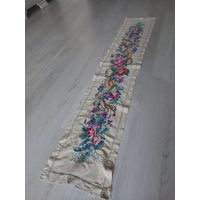 Вышитая салфетка,  дорожка старинная