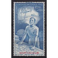 29.FrK. Франция. Колонии. Мартиника. Неделя пожертвований. 1942г. Одиночный выпуск. Mi.#199.