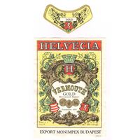 264 Этикетка Вермут Helvecia Венгрия
