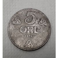 Норвегия 5 эре, 1919 (1-10-141)