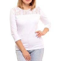 Лонгслив белоснежный, р-р 60, хлопок-лайкра