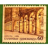 Греция 1988. Набережная Листон в городе Керкира остров Корфу