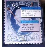 США \а36\ 1881. Персоналии. Франклин. Президент США \Sc206\