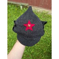 Буденовка 58-60размер звезда эмаль,