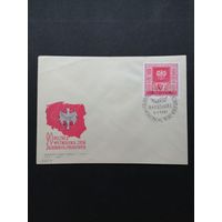 Польша 1965 КПД с маркой "20-летие присоединения северных и западных земель" (спецгашение) Mi.1583 каталог 0.70 евро