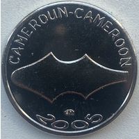 Камерун 1500 франков (1 африка) 2005 г. Первобытные деньги мамбила