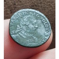 Курляндия. Солид 1762. Сохран родная патина.