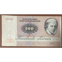 Банкнота. Дания. 100 крон 1972 год