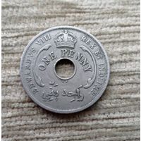 Werty71 Британская Западная Африка 1 пенни 1936 KN