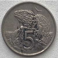 Новая Зеландия 5 центов 1971 г.