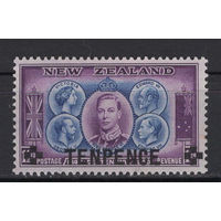 Новая Зеландия 1944** Династия британских монархов  Георг VI Новый номинал SG#662