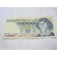 1000 злотых 1982 г. HW с рубля!